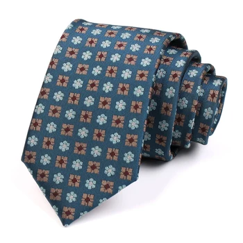 Жаккардовый цветочный джентльменский деловой высококачественный модный официальный галстук для мужского костюма, рабочий галстук, подарочная коробка в виде галстука 7 см