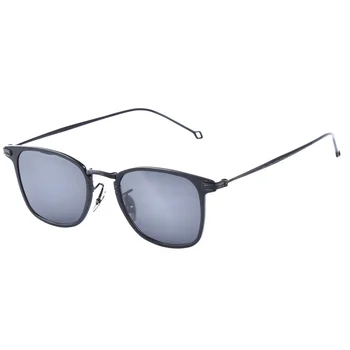 Винтажные титановые поляризованные солнцезащитные очки Для мужчин и женщин ФИРМЕННОГО ДИЗАЙНА Sun Glassees с цветными линзами с защитой UV400 Gafas De Sol