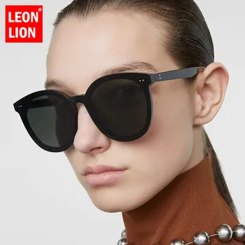 LeonLion Круглые Ретро Солнцезащитные очки Женские Дизайнерские Солнцезащитные очки Женские 2021 Высококачественные Очки Для женщин Бренд Oculos De Sol Feminino