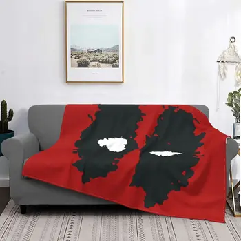 Плохое Одеяло с рисунком супергероя Дэдпула, фланелевая обивка, Герой, Забавное Счастливое Красное Теплое одеяло для кровати, уличное покрывало