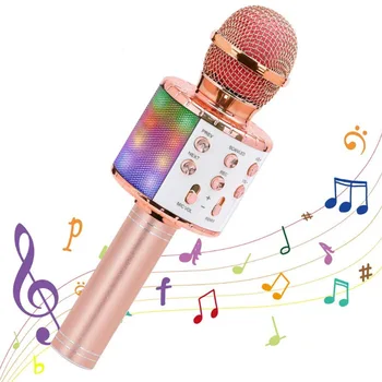 Портативный микрофон для подарков на домашнюю вечеринку Ручной микрофон для взрослых Bluetooth Караоке для Maijia Live KGB