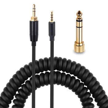 Сменный кабель с пружинной спиралью 6,35 мм, шнур для творчества Aurvana Live! Живи!Наушники 2 Live 1 2 Platinum Gold Hitz WP380