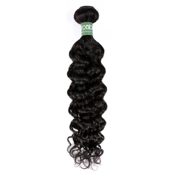 Новые продукты Aircabin Milan Wave Weave, 100% Пучки Человеческих Волос, Бразильское Наращивание волос Remy, Натуральный Цвет, одна связка