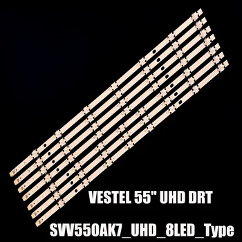 Светодиодная лента подсветки для LUX0155004 VES550QNDS-2D-N12 VES550QNDS-2D-S11 SVV550AK7_UHD_7LED_A B Тип 55AO4USB 55U6663