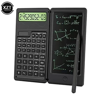 6,5-дюймовый Портативный калькулятор, планшет для письма с ЖК-экраном, Складной научный калькулятор, планшет, цифровой блокнот для рисования со стилусом