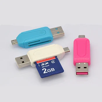 Камера мобильного телефона SD TF Карта памяти Mini SD SDHC Micro USB Адаптер для чтения карт USB 2.0 OTG