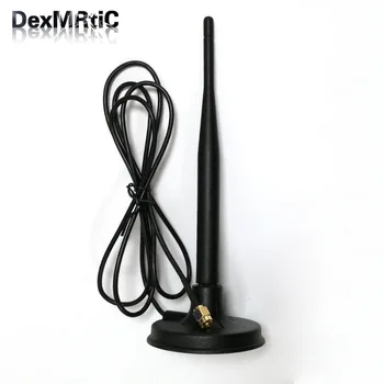 Антенна DexMRtiC LTE 4 ГГц магнитная bse 6dbi с удлинительным кабелем SMA длиной 1,2 метра