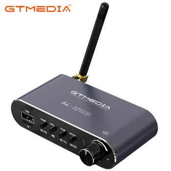 2 в 1 Bluetooth Аудио Адаптер GTMEDIA A4 Bluetooth Передатчик Приемник 3,7 В 800 мАч Батарея 15 М Беспроводной Диапазон Для Автомобильного ПК Дома