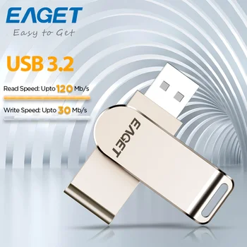 EAGET F60 USB 32gb Флешка 64gb 128gb 256gb USB флэш-накопитель Memory Stick USB 3.2 для телефона ноутбука или более поздней версии