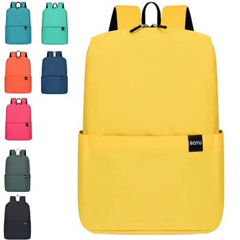 2023 новое поступление, женский и мужской рюкзак яркого цвета, маленький рюкзак для отдыха, легкая студенческая сумка, дорожная маленькая сумка
