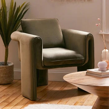 Диван-кресла для отдыха, гостиная в итальянском стиле, Современные шезлонги, стулья со спинкой в скандинавском стиле, Минималистичная мебель для дома YH
