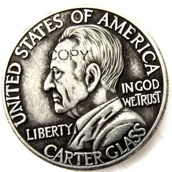 Линчбергская монета в ПОЛДОЛЛАРА США 1936 года, копия с серебряным покрытием
