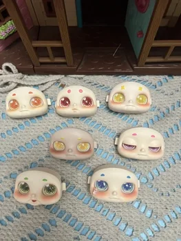 Оригинальные аксессуары для кукол с мультяшным лицом в виде ракушки для детского подарка cangku