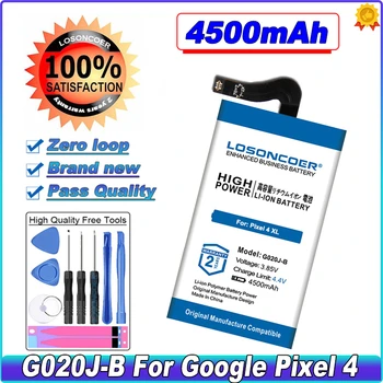 LOSONCOER G020J-B Аккумулятор 4500 мАч Для Аккумуляторов мобильных телефонов HTC Google Pixel 4 XL/Pixel4 XL G020P