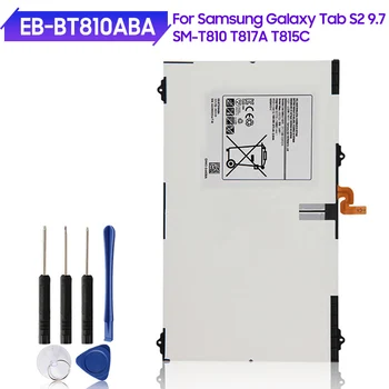 Оригинальный аккумулятор для планшета EB-BT810ABE EB-BT810ABA Для Samsung GALAXY Tab S2 T810 SM-T815C SM-T817A/V/W/T T819C T813 T815C 5870 мАч