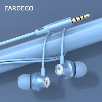 EARDECO 360 ° Панорамный Объемный Звук Проводные Наушники Стерео Проводные Наушники С Глубокими Басами 3,5 мм Type-C Mp3-Наушники Гарнитуры с Микрофоном