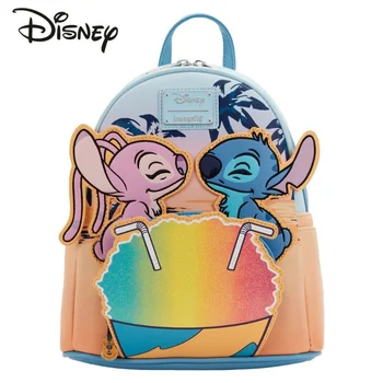 Disney Stitch 2023, Новый Женский рюкзак, Роскошный Брендовый Мини-рюкзак для путешествий, Высококачественный мультяшный 3D милый Детский школьный рюкзак
