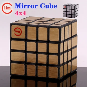 FS LimCube Куб для 3D Печати 4x4x4 Фанши Зеркальный Куб Magico Cubos 4x4 Антистрессовая Игра Логические Игрушки Наклейки Jouet Enfant