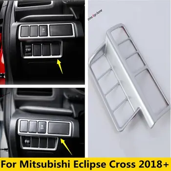 ABS Передние фары Кнопка Включения Фар Отделка крышки Подходит для Mitsubishi Eclipse Cross 2018-2022 Аксессуары для интерьера