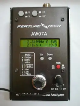 AW07A HF VHF UHF 160 М Импеданс КСВ Антенный Анализатор для Любителей Радиолюбительства DIY Walkie Talkie Двухсторонние Радиостанции