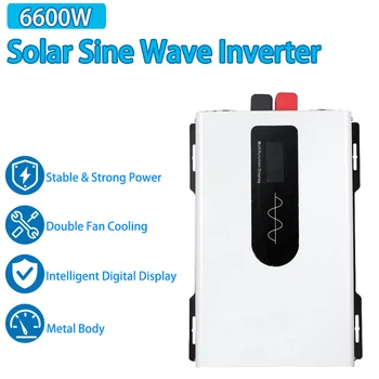 3300 Вт 2200 Вт Инвертор с чистой синусоидальной волной, Солнечное зарядное устройство, преобразователь напряжения от 24 В до 230 В, от 12 В до 220 В