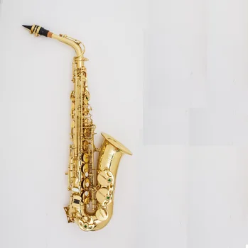 Хит продаж, музыкальный инструмент, профессиональный альт-саксофон с латунным корпусом OEM