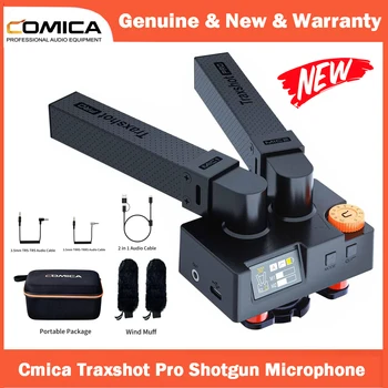 Comica Traxshot Pro Shotgun Microphone Универсальный видеомикрофон для камеры iPhone Android PC- Идеально подходит для записи видео