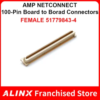 ALINX 5177984-4: 100-контактный разъем для подключения усилителя NETCONNECT с расстоянием между платами 0,8 мм
