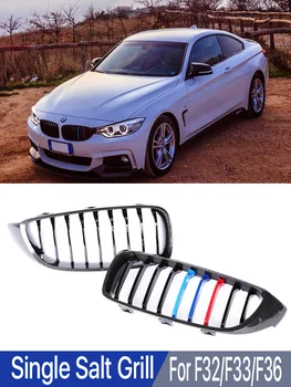 Решетка Радиатора M4 для Почек Переднего Бампера Из Углеродного Волокна С Одной Планкой, Решетка Для Подтяжки Лица BMW 4 Серии F32 F33 F36 F80 F82 2013-2020 425i 430i