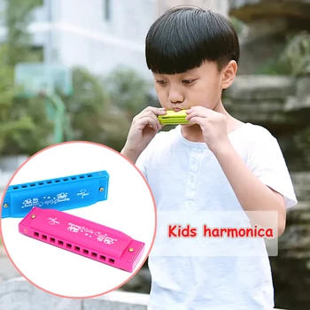 10 отверстий c ключ гармоника детская Арфа Блюз музыка инструментальная начального образования губной игрушки для детей подарок на день рождения 