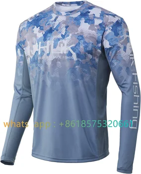 Детская Рыболовная рубашка Huk Icon X Camo Upf 50 + с длинным рукавом, Рыболовная рубашка, Производительная Рыболовная Рубашка, Солнцезащитный Анти-уф Рыболовный Трикотаж