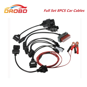 Набор автомобильных кабелей 8ШТ Для CDP Pro DS150E TCS CDP Cars Диагностический интерфейсный кабель