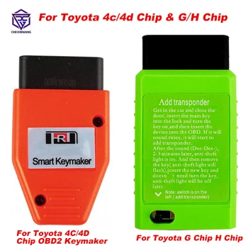Автомобильный OBD Инструмент для программирования Удаленных Ключей Smart Key Maker 4C/4D Chip & G/H Chip Key Programmer Device Автомобильные Аксессуары Для Toyota