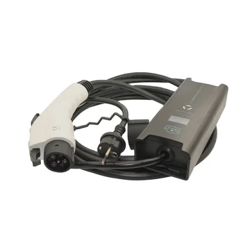 8A 10A 16A режим 2 зарядное устройство для электромобилей Schuko plug датчик температуры уровень 2 зарядное устройство для электромобилей Zencar портативный evse