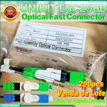 Цена по прейскуранту завода-изготовителя UNIKIT Geniune оригинальный FTTH ESC250D SC APC SC/UPC Одномодовый Волоконно-Оптический Быстрый Соединитель SM Optic Fast Connector