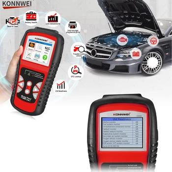 KONNWEI KW830 12v Автомобильный Прибор для диагностики Неисправностей OBD Считыватели кода автомобильного Двигателя OBD2 Инструменты для Сканирования Неисправностей Инструменты для технического обслуживания автомобилей