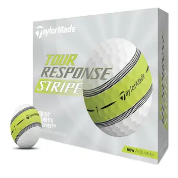 Мячи для гольфа Response Stripe, 12 штук в упаковке, белые