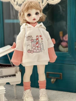 Одежда для кукол BJD Подходит для 1/4 1/5 1/6 размера, милая одежда для кукол 43 см 36 см, одежда для кукол 1/6, аксессуары для кукол (3 цвета)