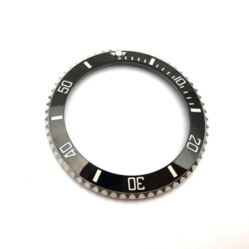 Керамические оправы для часов черного цвета со вставкой для Submariner 116610LN, запчасти для часов, высочайшего качества