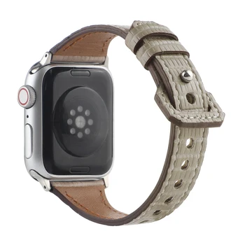 Ремешок для Apple Watch Ultra Band 8 7 6 5 4 3 2 1 SE Женский Браслет из натуральной кожи Apple Watch 49 44 45 42 41 40 38 мм для iWatch