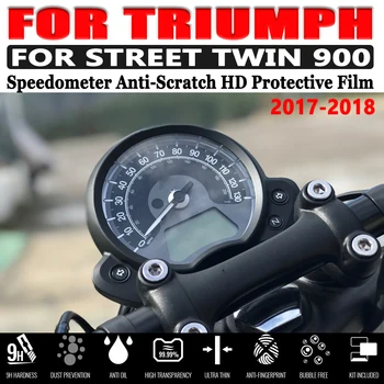 Для TRIUMPH STREET TWIN 900 TWIN900 2017 2018, аксессуары для мотоциклов, пленка для защиты от царапин, Протектор экрана