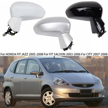Автомобильные аксессуары, наружное боковое зеркало заднего вида в сборе для HONDA FIT JAZZ 2005-2008, для FIT SALOON 2003-2006, для CITY 2007-2008