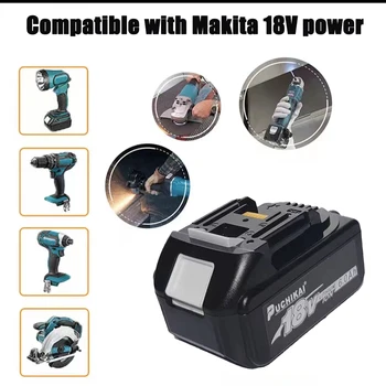 аккумуляторная батарея makita 18v с зарядным устройством для шуруповерта Makita, аккумуляторной дрели, углового ключа bl1830b, батареи bl1850b bl1860