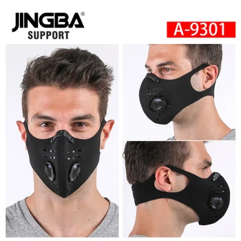 Фильтры с активированным углем, черная ушная маска для лица, Пылезащитная маска PM 2.5, Защита От загрязнения, Бег, MTB, Дорожный Велосипед, Спортивная Маска Для Лица
