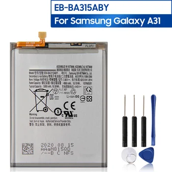 Оригинальная Сменная Батарея телефона EB-BA315ABY Для Samsung Galaxy A31 2020 Edition A32 EB-BA315ABY Аккумуляторная Батарея 5000 мАч