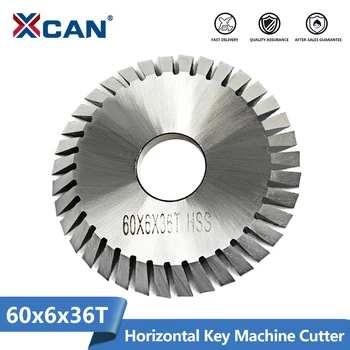 XCAN Высокоскоростная сталь Диаметром 60 мм, Дисковая пила, станок для резки ключей, пильный диск с 36 зубьями, станок для резки ключей
