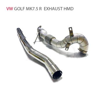 Автомобильные аксессуары HMD Выпускной коллектор для Volkswagen VW Golf 7.5R с коллектором каталитического нейтрализатора Без патрубка