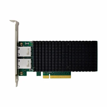 ST7318 X540-T2 PCIe X8 10GbE Ethernet Серверная Сетевая карта с Двумя Портами RJ45 10000 Мбит/с Серверная сетевая карта с Радиатором