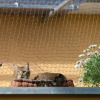 Защитная сетка для домашних животных, Защитная пластиковая сетка для кошек, Прочная Безопасная Проволочная крышка для балконов, Окна для ограждения от падения малыша