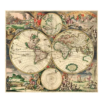 Product География мира-1689 Коллекция сокровищ Деревянная головоломка из 500 предметов Импортная качественная головоломка для взрослых
